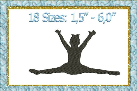 Cheerleader Cheer Spirit Embroidery Design Review