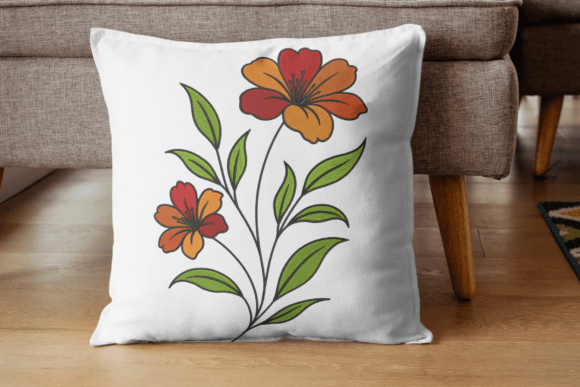Colorful Dual Flower Embroidery Art Review