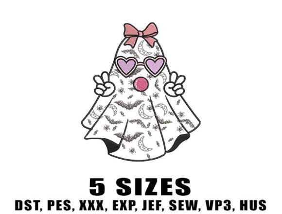 Girly Ghost Blowing Embroidery Design Review