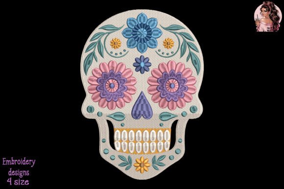 Mexican Festival Skull Embroidery Review
