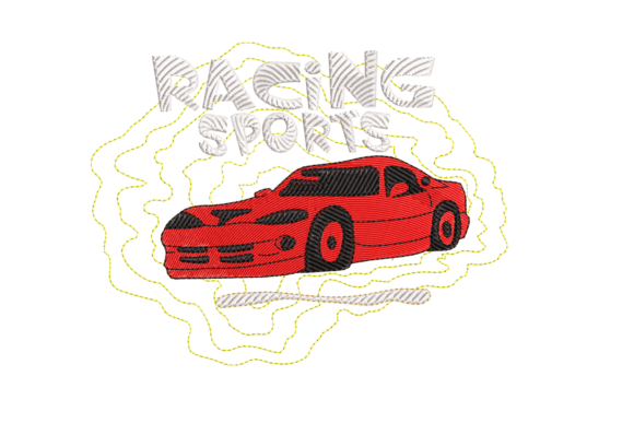 Racing Car Embroidery Design Review