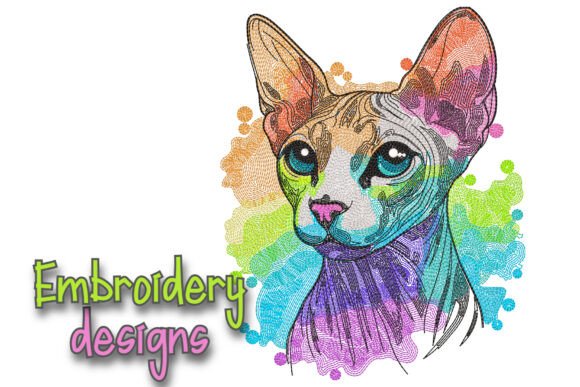 Sphynx Cat Embroidery Design Review