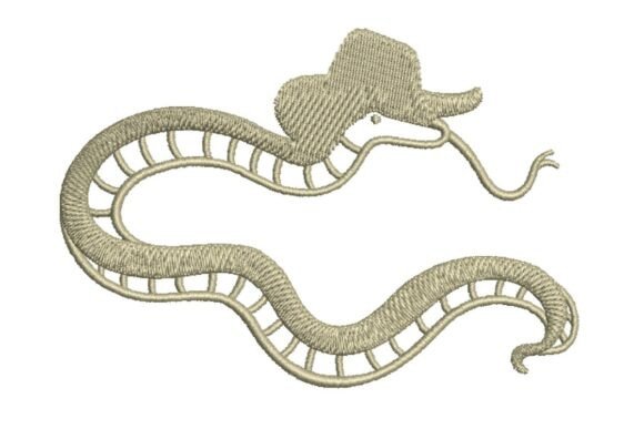 Stylized Western Snake Embroidery Review